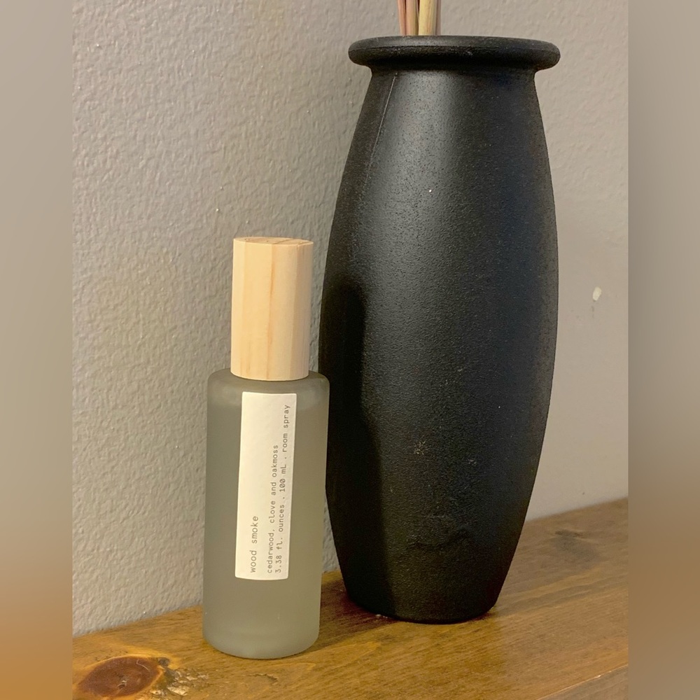 Wood smoke room spray